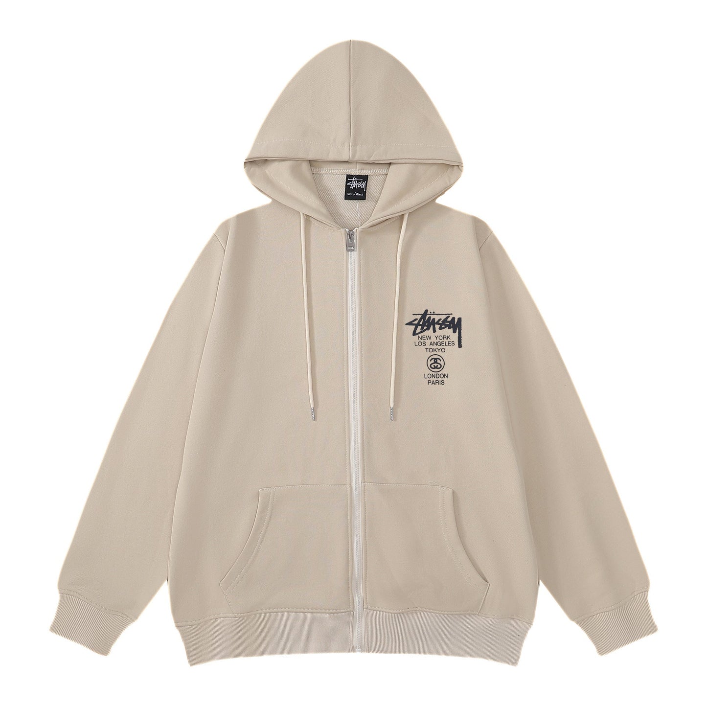 Stussy Hoodie Zip-Up Cardigan Classic Hooded Sweater