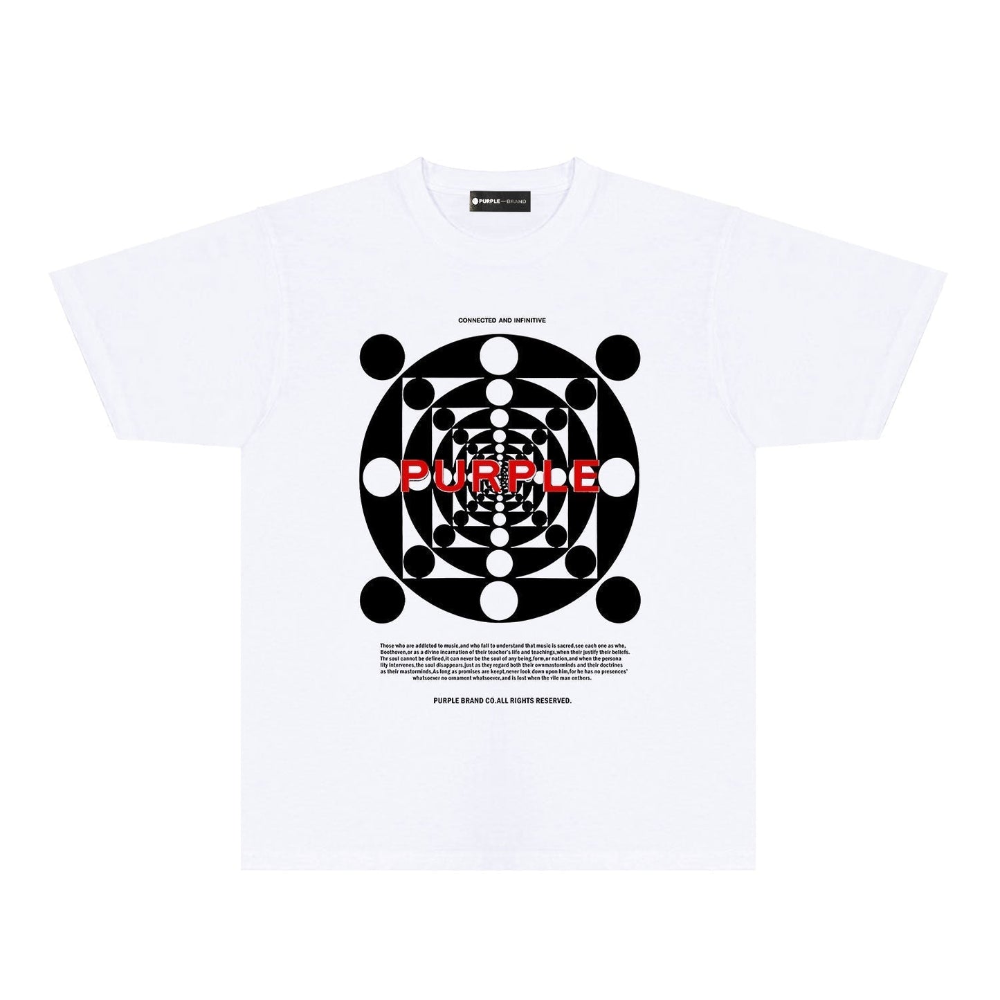 PURPLE  fashion T-shirt