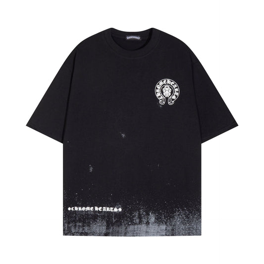 Chrome Heart T Shirts Sanskrit Short Sleeve T-Shirt Crew Neck