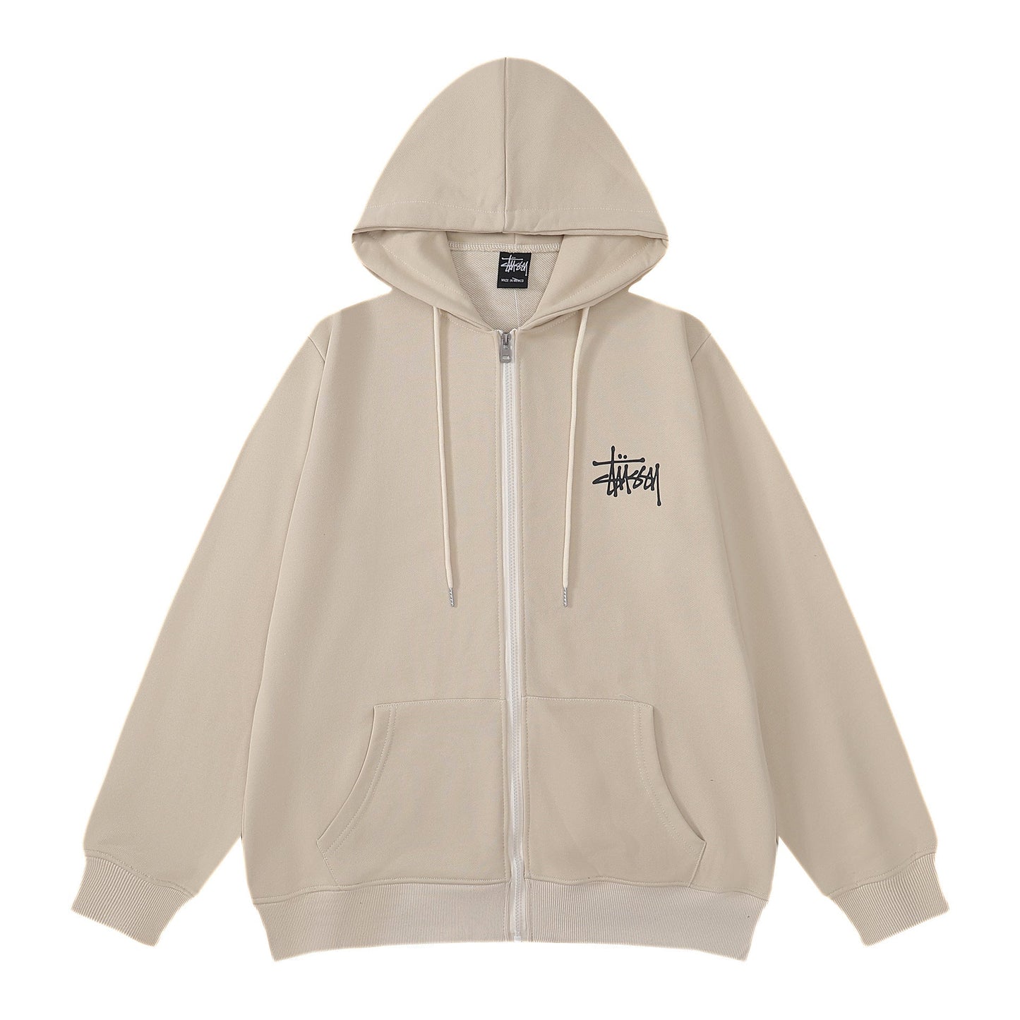 Stussy Hoodie Zip Cardigan Hooded Sweater