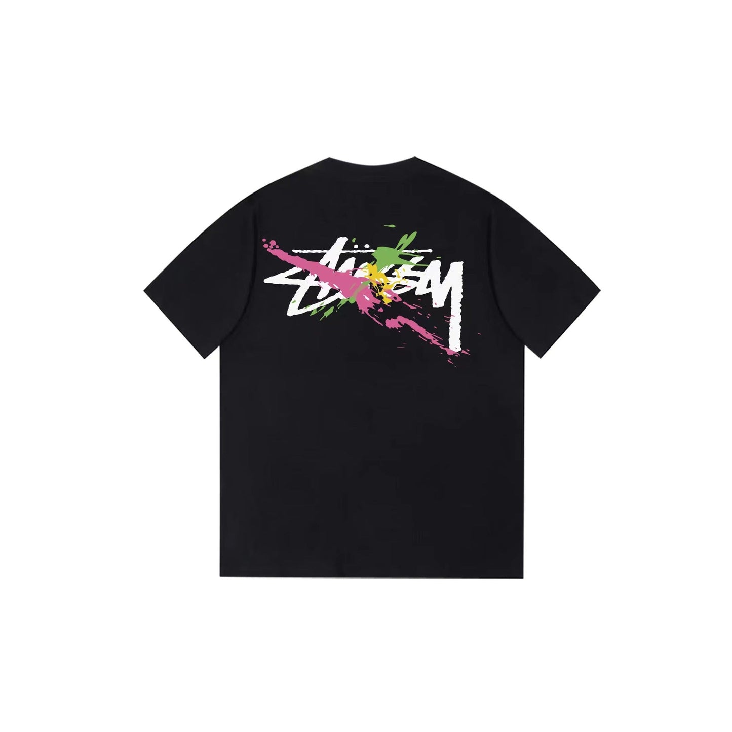 Stussy T-Shirts Loose Casual T-Shirts Same for Men and Women